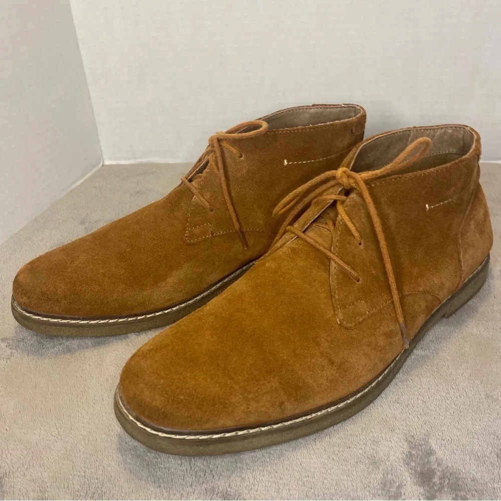 Sonoma Goods for Life + Vitalize Ortholite Mens 12M Suede leather boat. NWOT